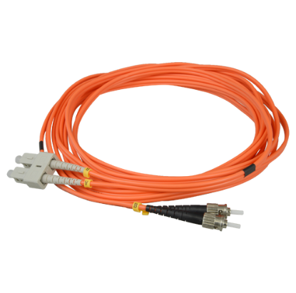 Billede af Fiber Kabel Duplex MultiMode SC til ST 5m