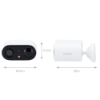 Billede af IMOU Cell Go, Trådløst kamera med batteri, Full-Color, SD-kort slot, Hvid