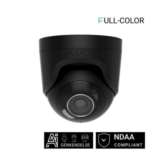 Billede af Ajax TurretCam HL (5 Mp/2.8 mm) Sort