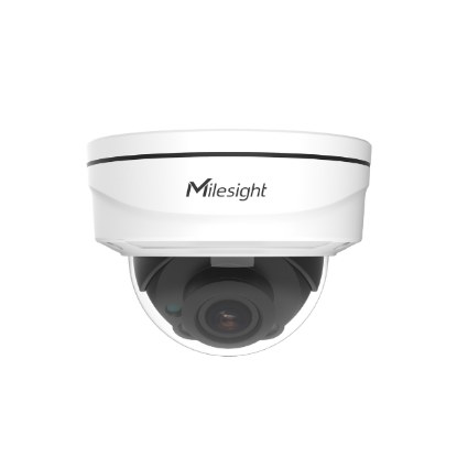 Billede af Milesight AI Pro-dome IP-kamera, NX Witness server indb., 5,0MP, 2,7mm-13,5mm, FOV 113°-33°, 65m IR, IP67/IK10, NDAA