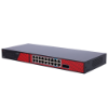 Billede af Safire PoE Switch Gigabit 240W, 14x 30W PoE+  & 2x 60W PoE  & 2x Uplink & 2x SFP, WatchDog