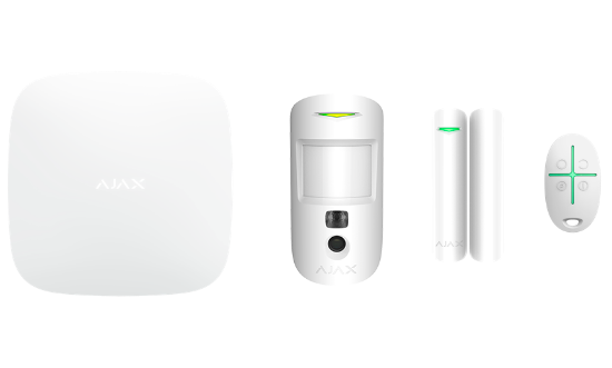 Billede af Ajax StarterKit Cam Plus HDR hvid