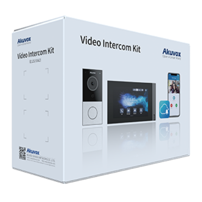 Billede af Akuvox videodørtelefon kit,  inkl. E12 dørstation, S562 monitor, PoE switch og APP