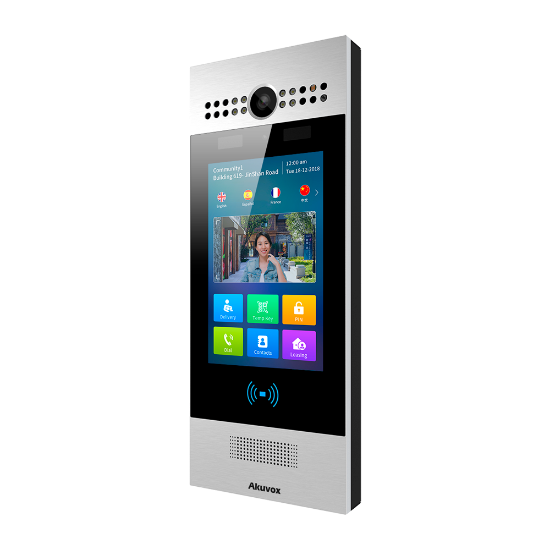 Billede af Akuvox dørstation, 4G/LTE 7" tochskærm, IP65, PoE+, Cloud 
