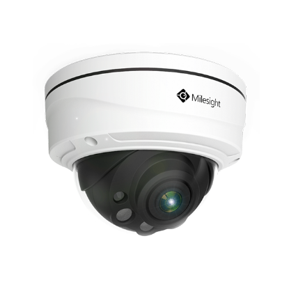 Billede af Milesight AI Pro-domeIP-kamera, 4,0MP / 1/1,8", 2,7mm-13,5mm, FOV 111°-47°, 60m IR, IP67/IK10, NDAA, hvid farve