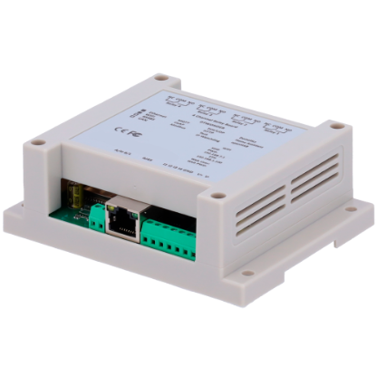 Billede af Relæmodul 4 in / 4 out, LAN + Wifi. Webserver. Modbus/TCP, TCP/IP, UDP, HTTP, DHCP, MQTT. 12v dc/1a