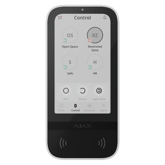 Billede af Ajax S-Line KeyPad TouchScreen G3 Hvid