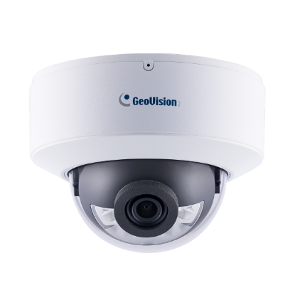 Billede af GeoVision, AI , 4MP H.265 Super LL WDRPro FullCol.WarmLEDMinFix. Rugged IP Dome,2.8mm NON China