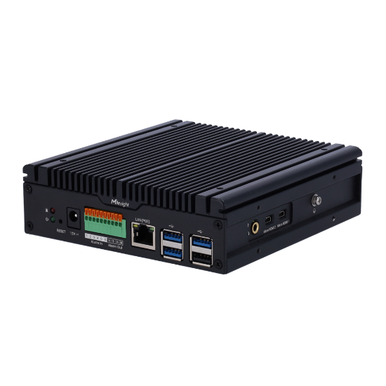 Billede af Milesight OpenVision Server Mini, PoE, 4gb ram, 32gb SSD, 3,4 ghz, 2 x M.Key slot, op til 8 kanaler