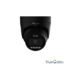 Billede af Milesight Q-serie AI TrueColor Turret IP-kamera, 4.0MP 1/1,8", 2,8-12mm, FOV 112-47°, 60m IR + 60m White LED, I/O, IP67/IK10, sort.